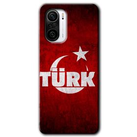 Xiaomi Redmi K40 Pro Ayyıldız Türk Baskılı Uyumlu Silikon Kılıf