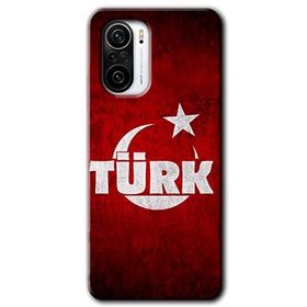 Xiaomi Redmi K40 Pro Ayyıldız Türk Baskılı Uyumlu Silikon Kılıf