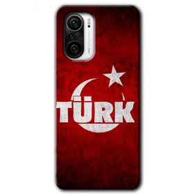 Xiaomi Redmi K40 Pro Ayyıldız Türk Baskılı Uyumlu Silikon Kılıf