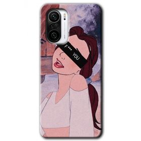 Xiaomi Redmi K40 Pro Bad Girl Baskılı Uyumlu Silikon Kılıf