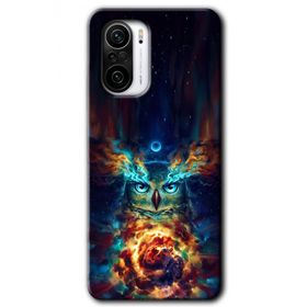 Xiaomi Redmi K40 Pro Ballı Baykuş Baskılı Uyumlu Silikon Kılıf
