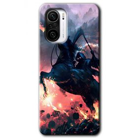 Xiaomi Redmi K40 Pro Bloodhorne Baskılı Uyumlu Silikon Kılıf