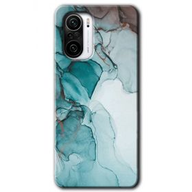 Xiaomi Redmi K40 Pro Buzul Mermer Baskılı Uyumlu Silikon Kılıf