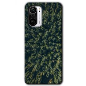 Xiaomi Redmi K40 Pro Çam Ağacı Ormanı Baskılı Uyumlu Silikon Kılıf