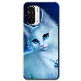 Xiaomi Redmi K40 Pro Cat Glance Baskılı Uyumlu Silikon Kılıf