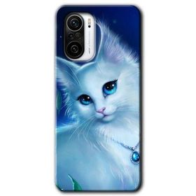 Xiaomi Redmi K40 Pro Cat Glance Baskılı Uyumlu Silikon Kılıf