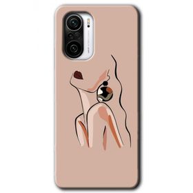 Xiaomi Redmi K40 Pro Çizim Silüet Baskılı Uyumlu Silikon Kılıf