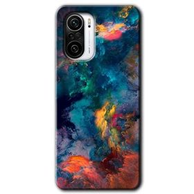 Xiaomi Redmi K40 Pro Color Storm Baskılı Uyumlu Silikon Kılıf