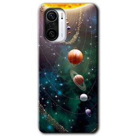 Xiaomi Redmi K40 Pro Cosmos Baskılı Uyumlu Silikon Kılıf