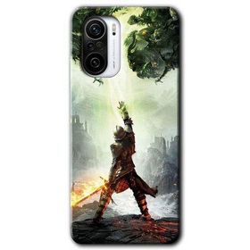 Xiaomi Redmi K40 Pro Dragon Hunter Baskılı Uyumlu Silikon Kılıf