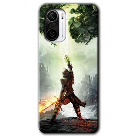 Xiaomi Redmi K40 Pro Dragon Hunter Baskılı Uyumlu Silikon Kılıf
