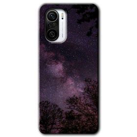 Xiaomi Redmi K40 Pro Gece Galaksi Baskılı Uyumlu Silikon Kılıf