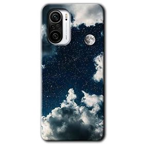 Xiaomi Redmi K40 Pro Gece Gökyüzü Baskılı Uyumlu Silikon Kılıf