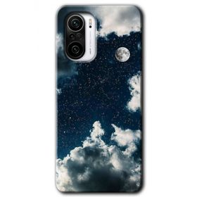 Xiaomi Redmi K40 Pro Gece Gökyüzü Baskılı Uyumlu Silikon Kılıf