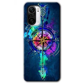 Xiaomi Redmi K40 Pro Gizemli Pusula Baskılı Uyumlu Silikon Kılıf