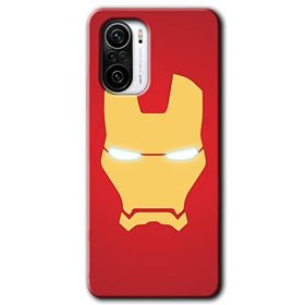 Xiaomi Redmi K40 Pro İronMan Baskılı Uyumlu Silikon Kılıf