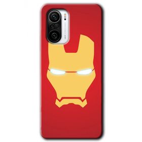 Xiaomi Redmi K40 Pro İronMan Baskılı Uyumlu Silikon Kılıf