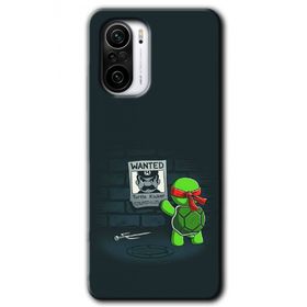 Xiaomi Redmi K40 Pro Kaplumbağa Avcısı Baskılı Uyumlu Silikon Kılıf