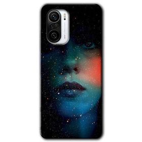 Xiaomi Redmi K40 Pro Karanlık Kadın Baskılı Uyumlu Silikon Kılıf