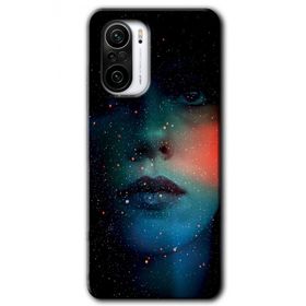 Xiaomi Redmi K40 Pro Karanlık Kadın Baskılı Uyumlu Silikon Kılıf