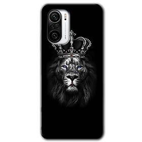 Xiaomi Redmi K40 Pro King Lion Baskılı Uyumlu Silikon Kılıf
