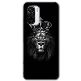 Xiaomi Redmi K40 Pro King Lion Baskılı Uyumlu Silikon Kılıf