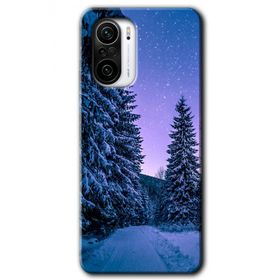 Xiaomi Redmi K40 Pro Kış Manzarası Baskılı Uyumlu Silikon Kılıf