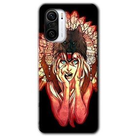 Xiaomi Redmi K40 Pro Kurt Kız Baskılı Uyumlu Silikon Kılıf