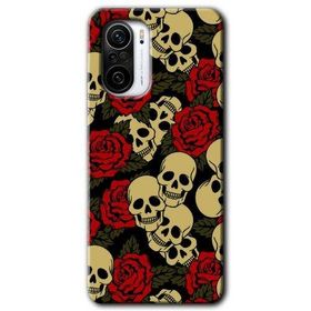 Xiaomi Redmi K40 Pro Kurukafa Aşk Baskılı Uyumlu Silikon Kılıf