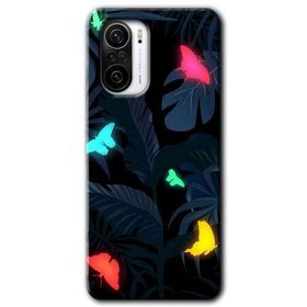 Xiaomi Redmi K40 Pro Lighter Butterfly Baskılı Uyumlu Silikon Kılıf