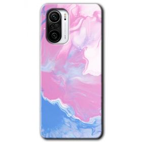 Xiaomi Redmi K40 Pro Liquid Lekeler Art Baskılı Uyumlu Silikon Kılıf