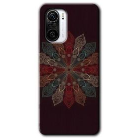 Xiaomi Redmi K40 Pro Mandala Flower Wal Baskılı Uyumlu Silikon Kılıf