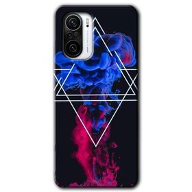 Xiaomi Redmi K40 Pro Mekanik Duman 1 Baskılı Uyumlu Silikon Kılıf