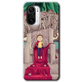 Xiaomi Redmi K40 Pro Morty Baskılı Uyumlu Silikon Kılıf