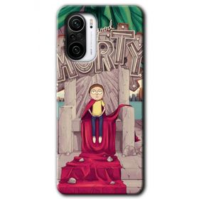 Xiaomi Redmi K40 Pro Morty Baskılı Uyumlu Silikon Kılıf