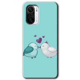 Xiaomi Redmi K40 Pro Mutlu Kuşlar Baskılı Uyumlu Silikon Kılıf