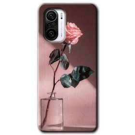 Xiaomi Redmi K40 Pro Retro Gül Baskılı Uyumlu Silikon Kılıf