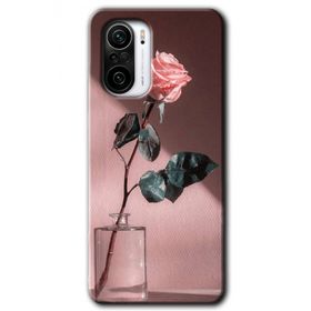 Xiaomi Redmi K40 Pro Retro Gül Baskılı Uyumlu Silikon Kılıf