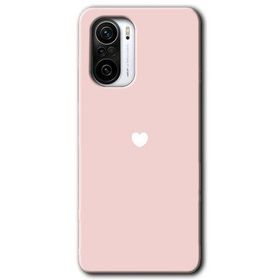 Xiaomi Redmi K40 Pro Sade Kalp Baskılı Uyumlu Silikon Kılıf