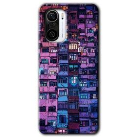 Xiaomi Redmi K40 Pro Şehir Görünümü Baskılı Uyumlu Silikon Kılıf