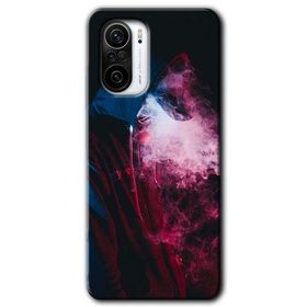 Xiaomi Redmi K40 Pro Smoke Man Baskılı Uyumlu Silikon Kılıf