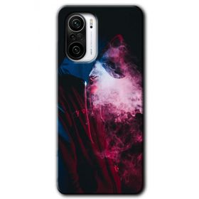 Xiaomi Redmi K40 Pro Smoke Man Baskılı Uyumlu Silikon Kılıf