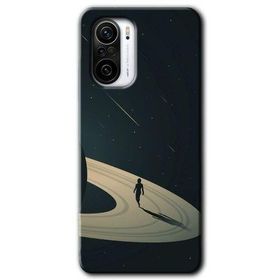 Xiaomi Redmi K40 Pro Space Planet Baskılı Uyumlu Silikon Kılıf