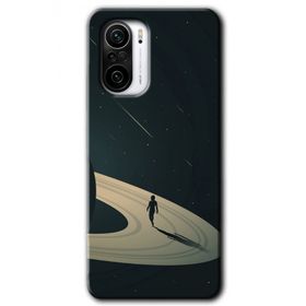 Xiaomi Redmi K40 Pro Space Planet Baskılı Uyumlu Silikon Kılıf