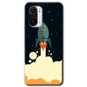 Xiaomi Redmi K40 Pro Space Smoke Baskılı Uyumlu Silikon Kılıf