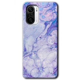 Xiaomi Redmi K40 Pro Spots Lilac Baskılı Uyumlu Silikon Kılıf