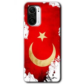 Xiaomi Redmi K40 Pro Türkiyem Baskılı Uyumlu Silikon Kılıf