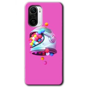 Xiaomi Redmi K40 Pro Uzay Başlığı Baskılı Uyumlu Silikon Kılıf