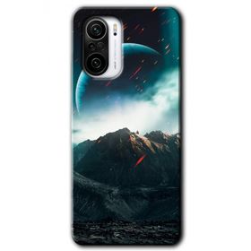 Xiaomi Redmi K40 Pro Uzay Gökyüzü Baskılı Uyumlu Silikon Kılıf