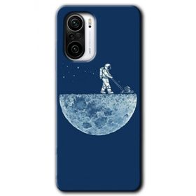Xiaomi Redmi K40 Pro Uzay İşçisi Baskılı Uyumlu Silikon Kılıf
